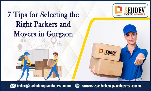 Selecting The Right Packers And Movers In Gurgaon